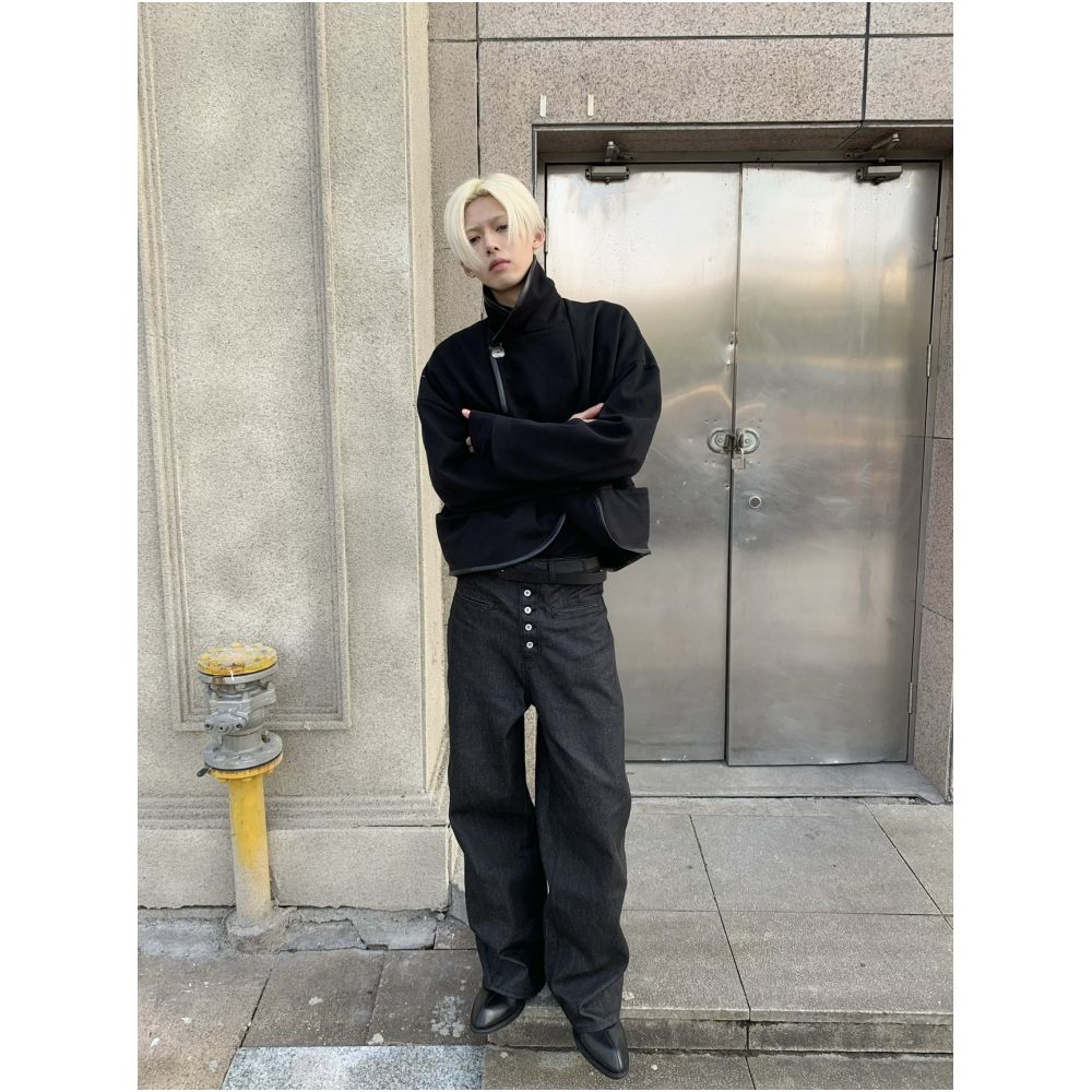 LOOSE FIT SELVEDGE DENIM JEANS image 2