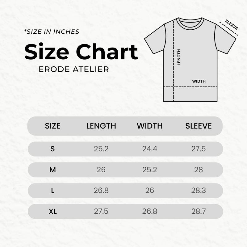 Size chart for DISTRESSED RAGLAN KNIT SWEATER