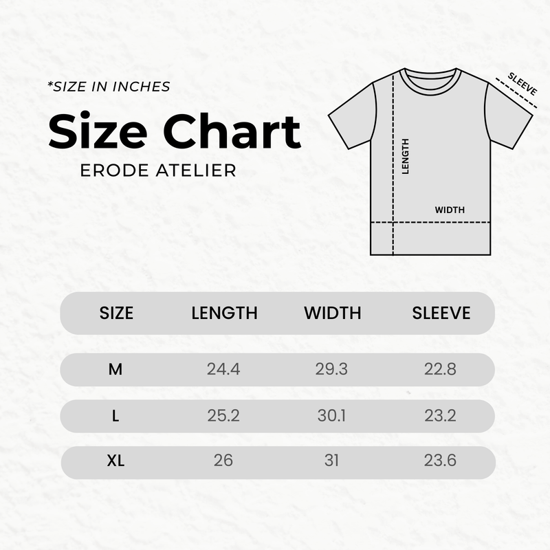 Size chart for CROPPED BOXY PUFFER JACKET