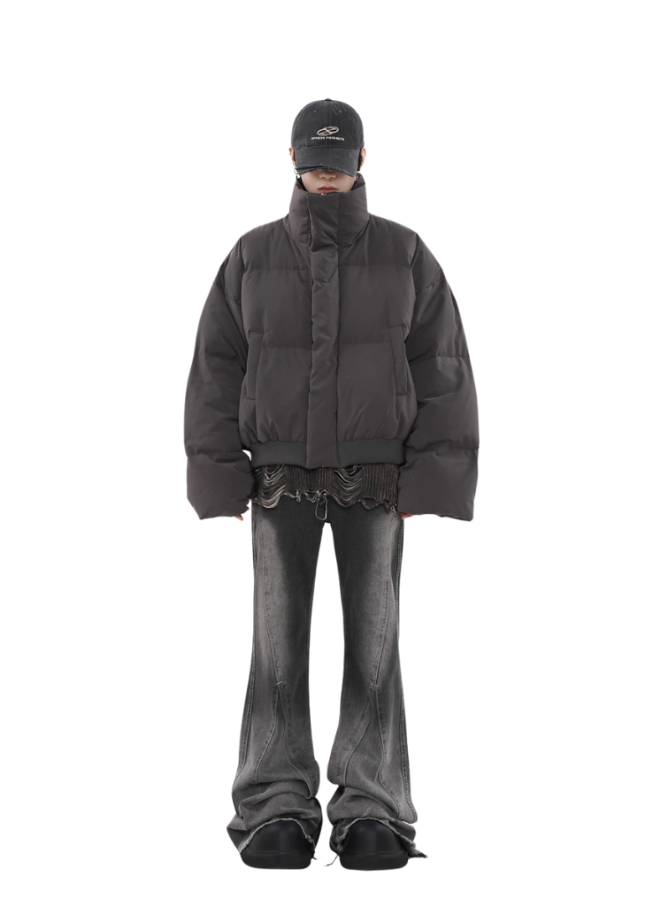 CROPPED BOXY PUFFER JACKET