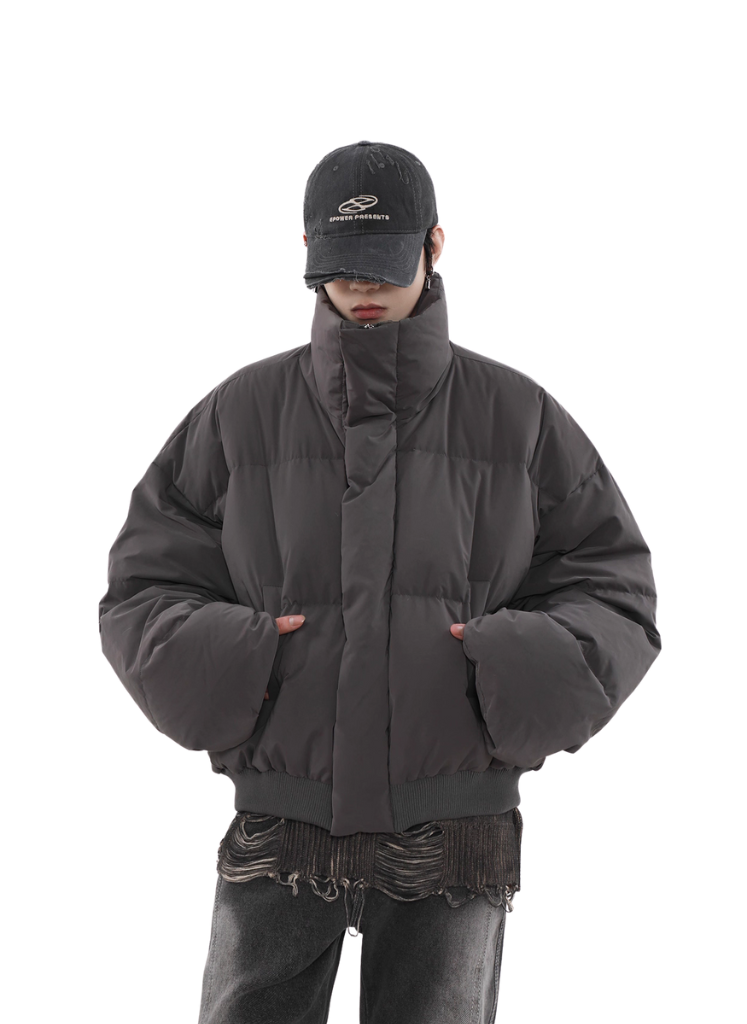 CROPPED BOXY PUFFER JACKET