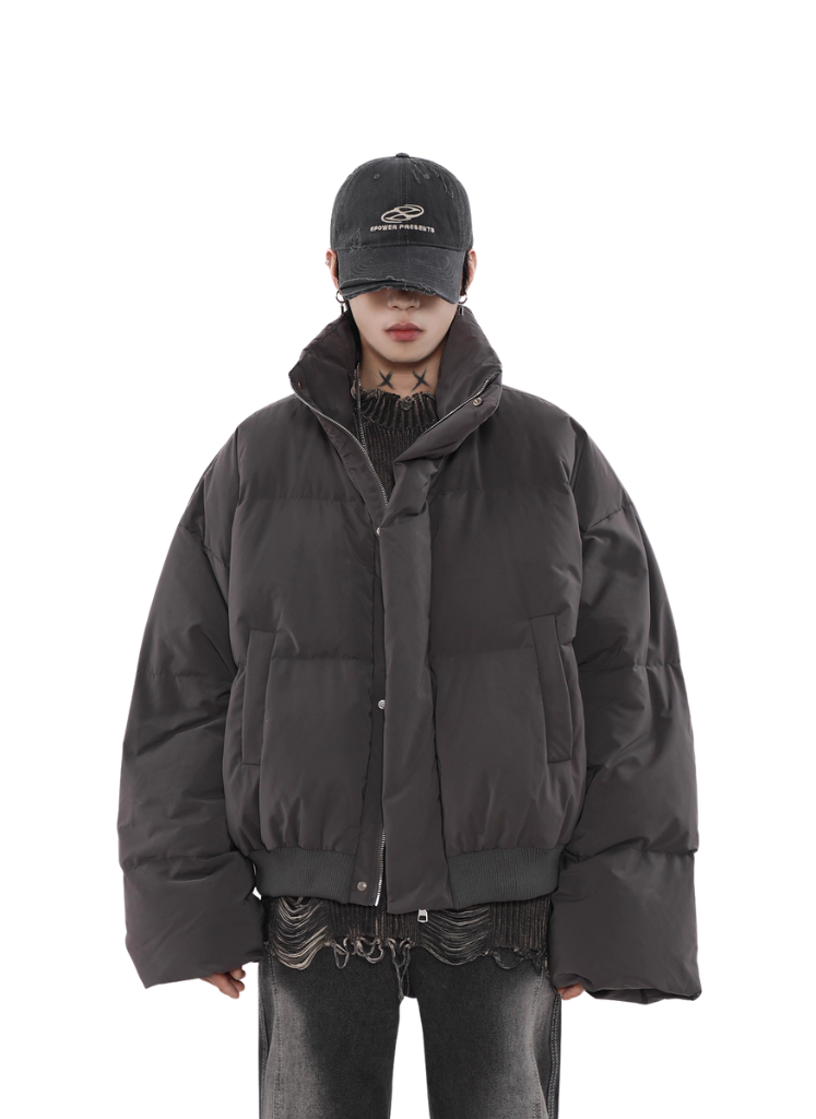 CROPPED BOXY PUFFER JACKET