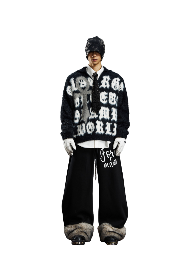 EGYPTIAN CROSS MOHAIR SWEATER