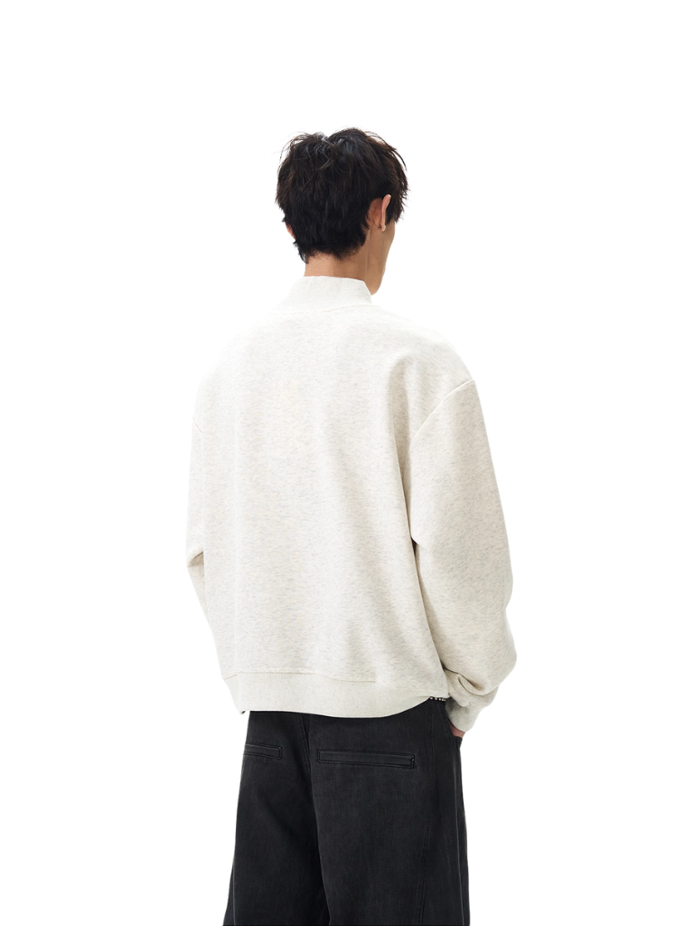 DOUBLE BREASTED HENLEY SWEATER