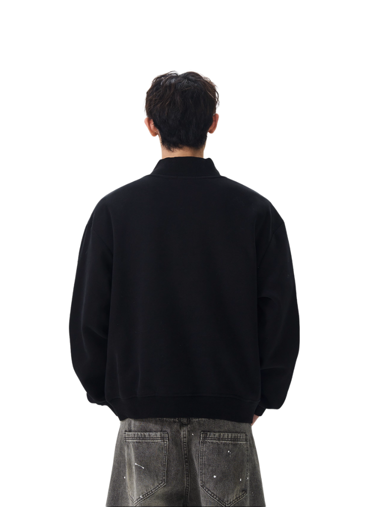 DOUBLE BREASTED HENLEY SWEATER