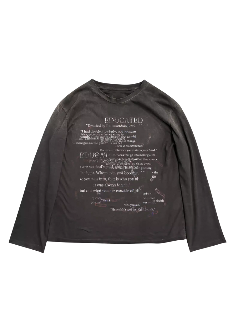 VINTAGE WASTELAND STYLE BLACK LONG SLEEVE