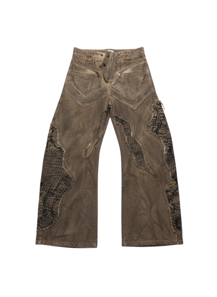 DYSTOPIAN PATCHWORK JEANS