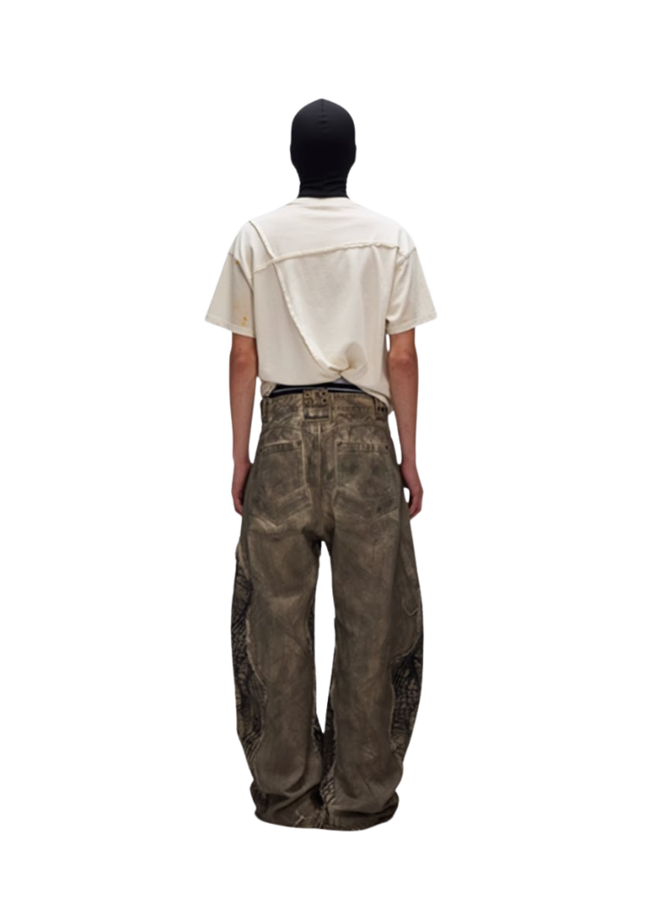 DYSTOPIAN PATCHWORK JEANS